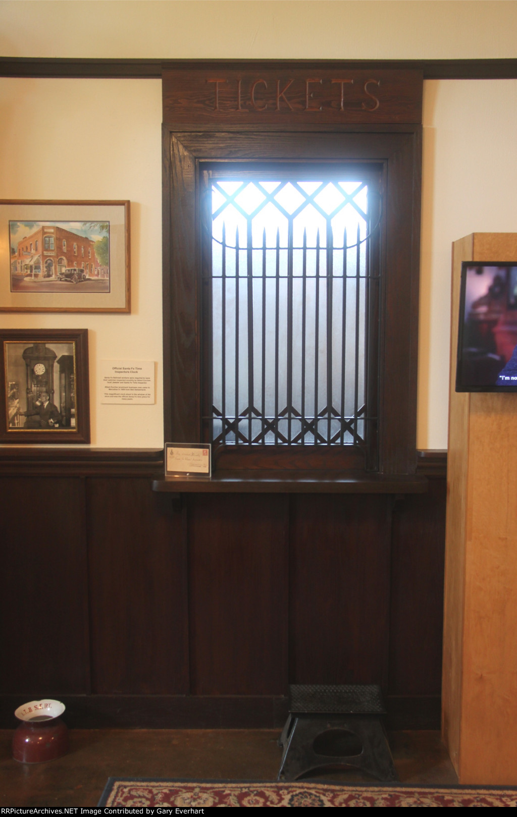 ATSF Depot Ticket Window